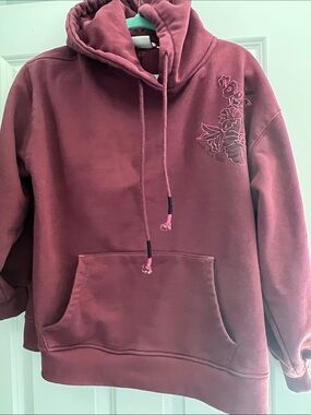 Scotch & Soda Hooded Sweatshirt - beautiful embroidered flowers 🌺